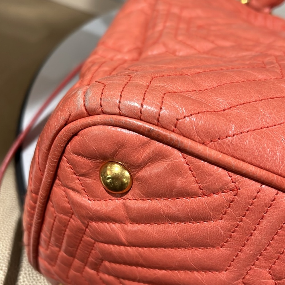 Miu Miu Pink Quilted Women's Bag EUC - Picture 12 of 15